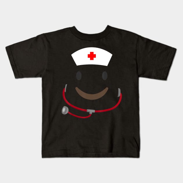 Emoji nurse nurse emoji halloween Kids T-Shirt by Tianna Bahringer